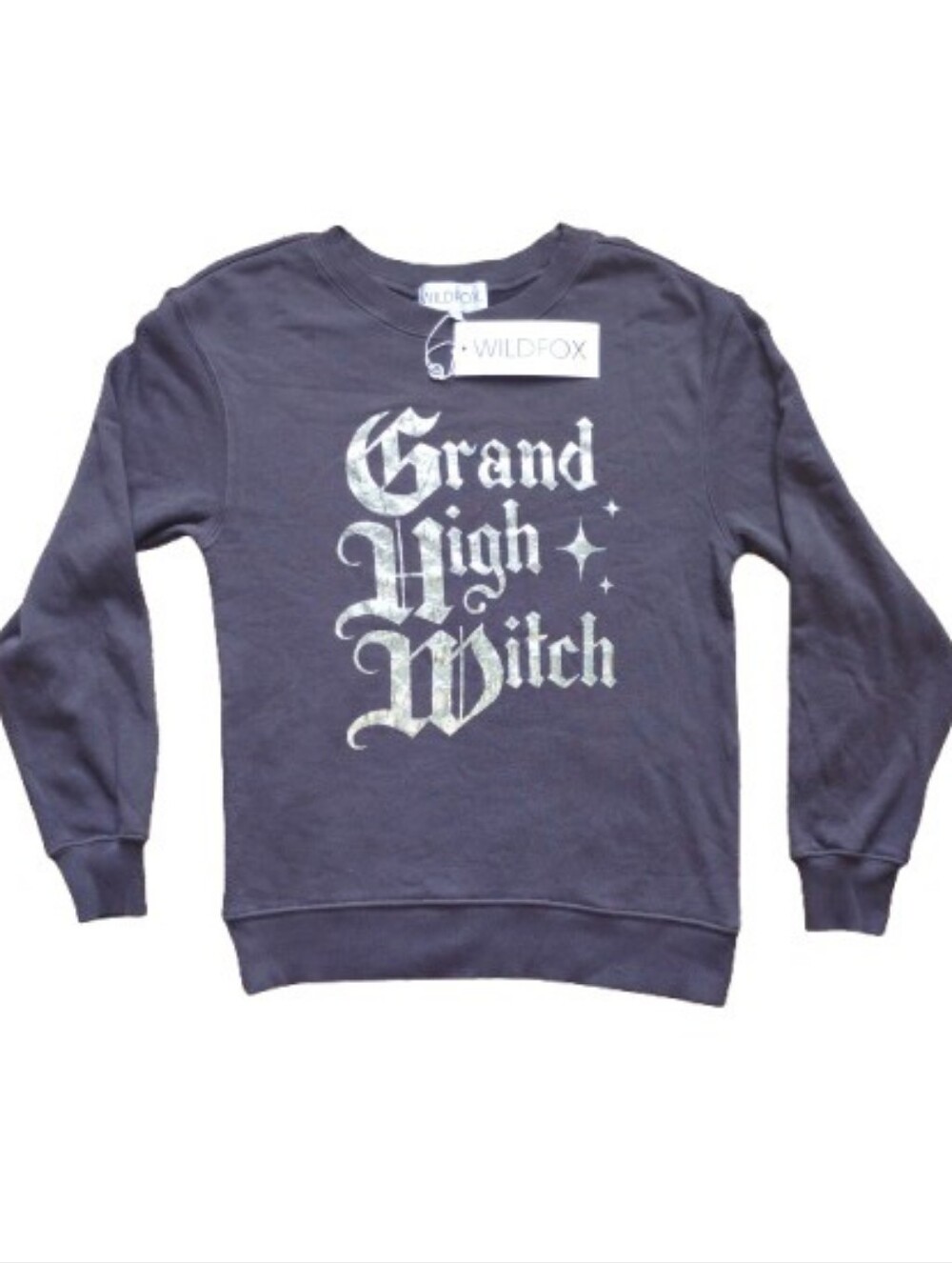 NWT Wildfox Grand High Witch Daytrip Sweatshirt Espresso Brown XS
